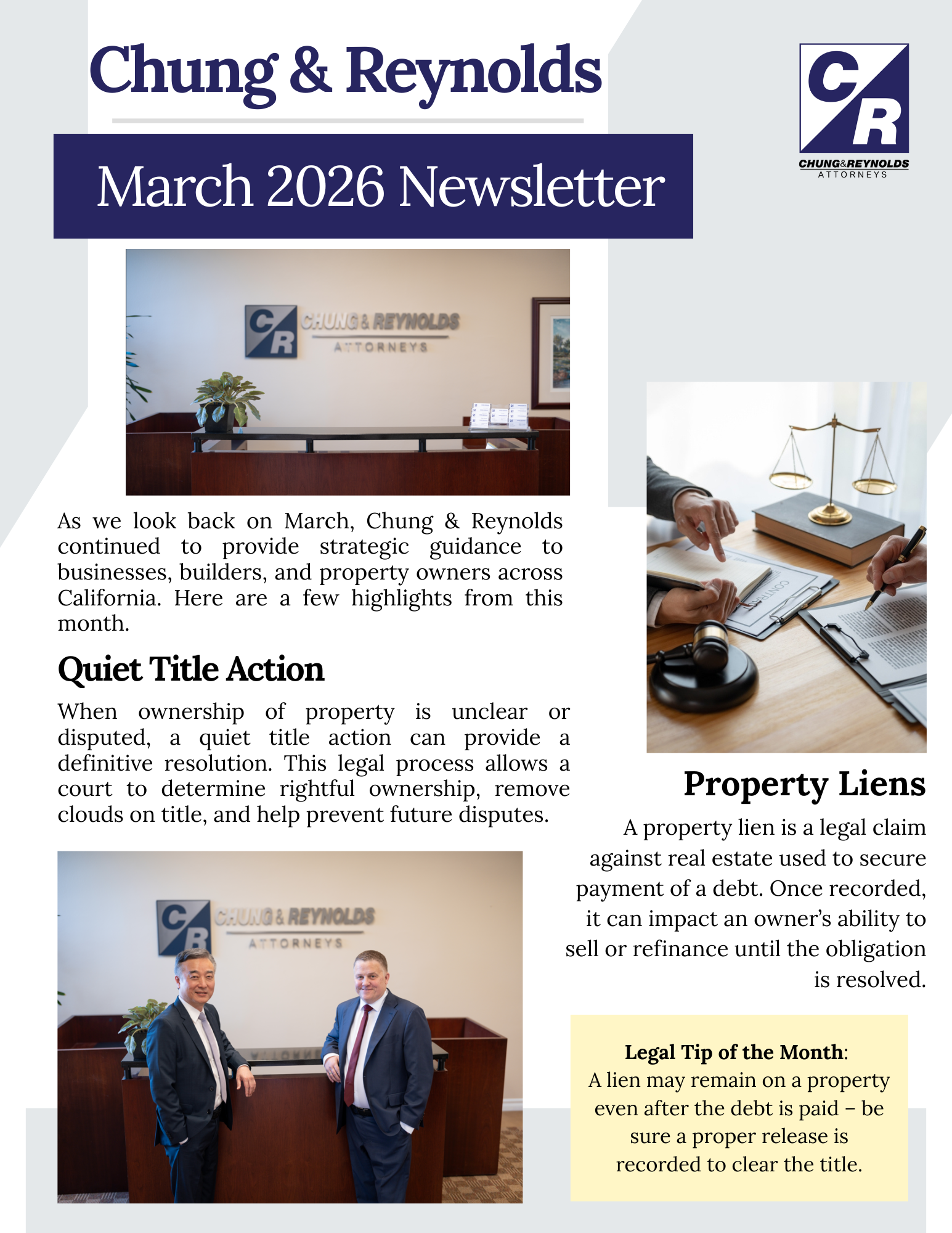 March 2026 Newsletter